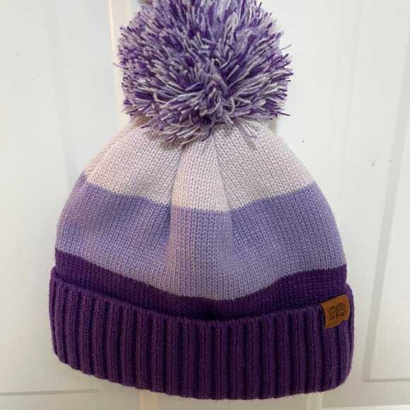 Britt's Knits Other - Britt's Knits - Kid's Block Party Pom Hat - Purple